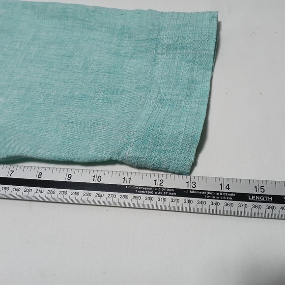 Sigrid Olsen 100% Linen V Neck 3/4 Sleeve Pull On Top. Ladies 1XL NWT - Picture 5 of 7